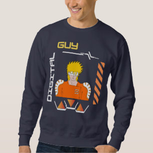 Sweatshirt un homme numérique dans un monde numérique