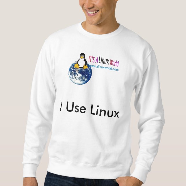 Sweatshirt un monde linux. (Devant)