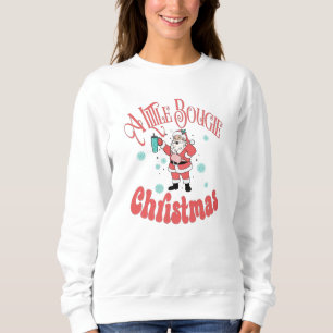 Sweatshirt Un Petit Bougie Noël, Bougie Père Noël, Noël