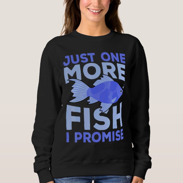 Sweatshirt Un Poisson De Plus I Tank Aquarist Aquarium Addict (Devant)