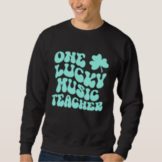 Sweatshirt Un professeur de musique chanceux enseignant la Sa