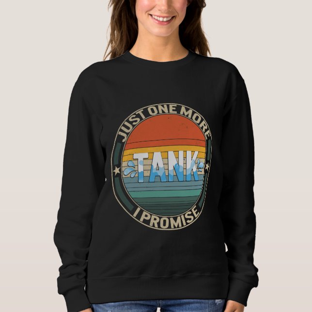 Sweatshirt Un réservoir supplémentaire Je Promets Aquarium Fi (Devant)