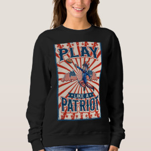 Sweatshirt Uncle Sam 4 juillet Femmes Hommes American Usa Dra