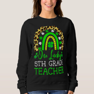 Sweatshirt Une chance d'être un enseignant de 5e année St Pat