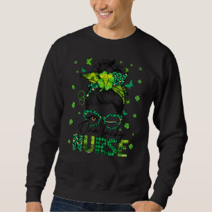 Sweatshirt Une infirmière chanceuse Happy St Patrick S Day Me