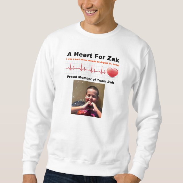 Sweatshirt Une partie du miracle en août 31,2014 Sweatshirt-2 (Devant)