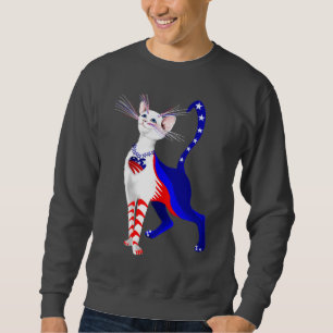 Sweatshirt Une toute la chemise américaine de chat