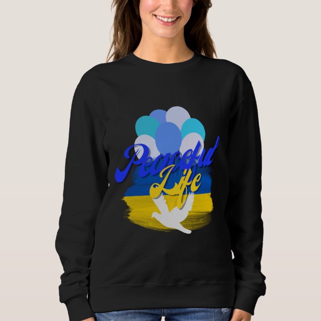 Sweatshirt Une vie paisible (Devant)