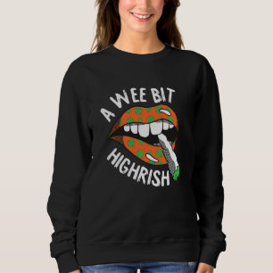 Sweatshirt Une Wee Un Peu Irlandais Jour de la Saint Patrick