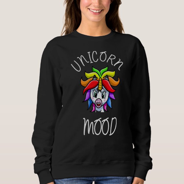 Sweatshirt Unicorn Mood 1 (Devant)