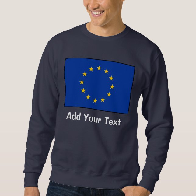 Sweatshirt Union européenne - l'UE diminuent (Devant)
