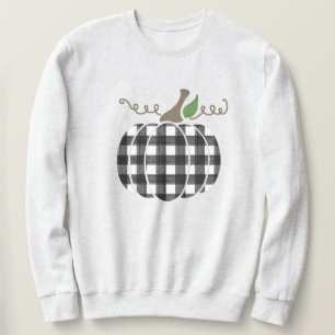 Sweatshirt Unisex de Buffalo Plaid Citrouille