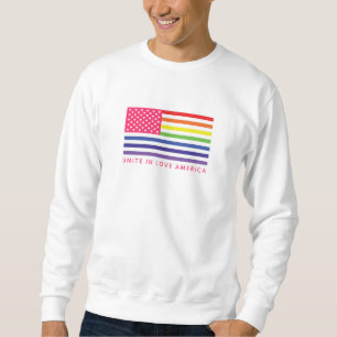 Sweatshirt Unite In Love America -