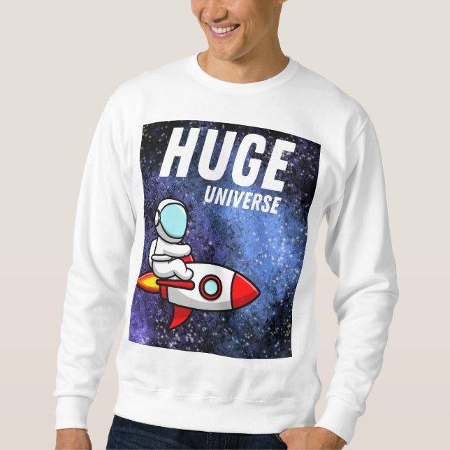 Sweatshirt univers immense (Devant)