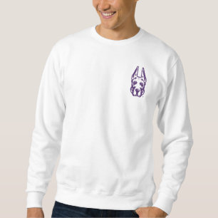 Sweatshirt Université d'Albany Chef de la mascotte Great Dane