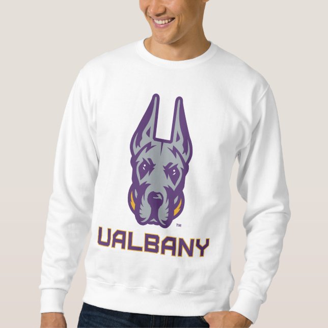 Sweatshirt Université d'Albany Great Danes (Devant)