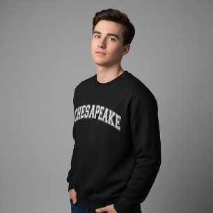 Sweatshirt Université de CHESAPEAKE de style américain Collèg