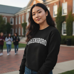 Sweatshirt Université de GREENSBORO de style américain Colleg