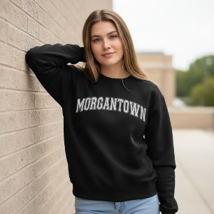 Sweatshirt Université de MORGANTOWN de style américain Colleg