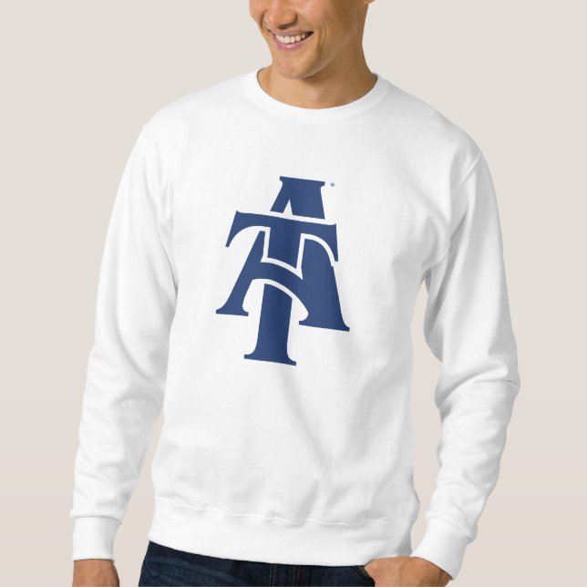 Sweatshirt Université d'État A&T de Caroline du Nord | Un log (Devant)