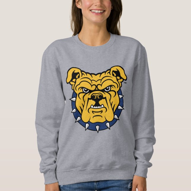 Sweatshirt Université d'État NCA&T | Tête de Bulldog (Devant)