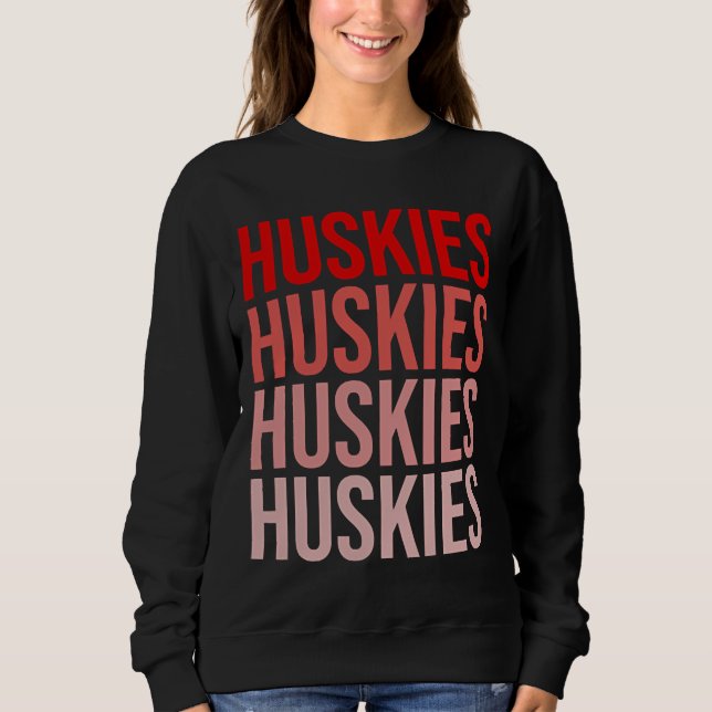 Sweatshirt Université du Nord-Est Nu Huskies Boston (Devant)