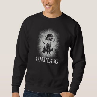 Sweatshirt Unplug. Hiking Apparel Hiker Hiking Outdoor Premiu