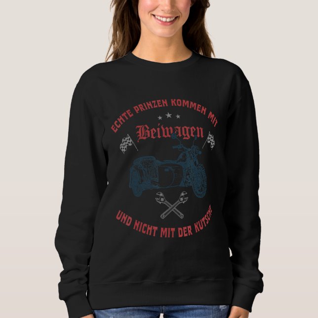 Sweatshirt Url Motorcycle Suspension côté Panier Motorcyclist (Devant)