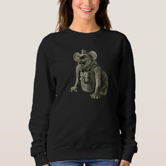 Sweatshirt Urne en poterie de chien chauve-souris zapotèque