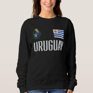 Sweatshirt Uruguay Drapeau Uruguayen Football Fan Hommes de f