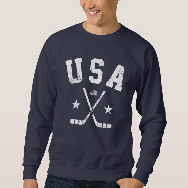 Sweatshirt USA Ice Hockey (Devant)