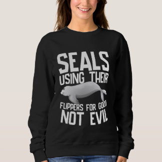 Sweatshirt Utilisation de leurs palmes pour le bon non mal ph