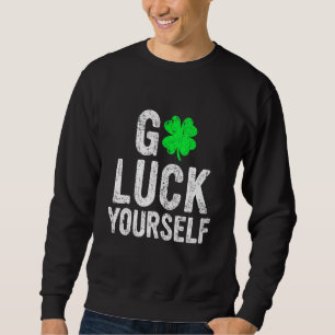 Sweatshirt Va T'Amuser Drôle Jour de la St Patrick Iris Vinta