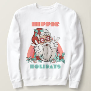 Sweatshirt Vacances hippies Noël Super Père Noël