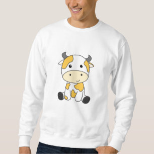 Sweatshirt Vache Banana Kawaii Retro Japonaise Banane Vaches
