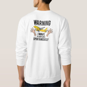 Sweatshirt Vague manuelle spontanée dans les avions