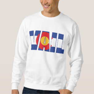 Sweatshirt Vail Colorado au drapeau du Colorado