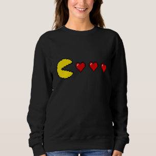 Sweatshirt Valentin Entendre Jeu Rétro Arcade 8 bits Classiqu