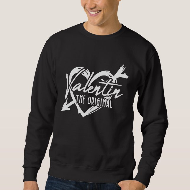 Sweatshirt Valentin Le Soirée de Saint-Valentin Originelle (Devant)