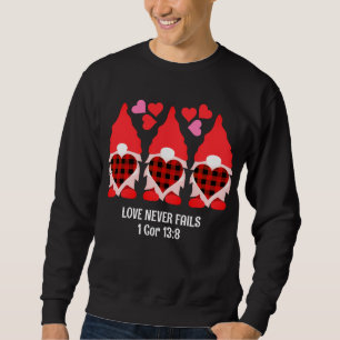 Sweatshirt VALENTINE GNOMES L'amour n'échoue jamais