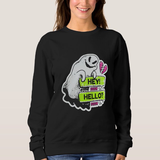 Sweatshirt Valentine's Day Outfit Ghosting Anti Valentine's D (Devant)