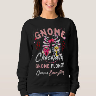Sweatshirt Valentine's Day Quotes Valentine Hearts Gnome Love