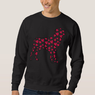Sweatshirt Valentines Day Rottweiler Hearts
