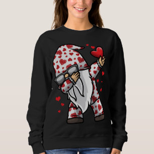 Sweatshirt Valentines Jour Gnomes Plaid Et Coeurs Aimer Cadea