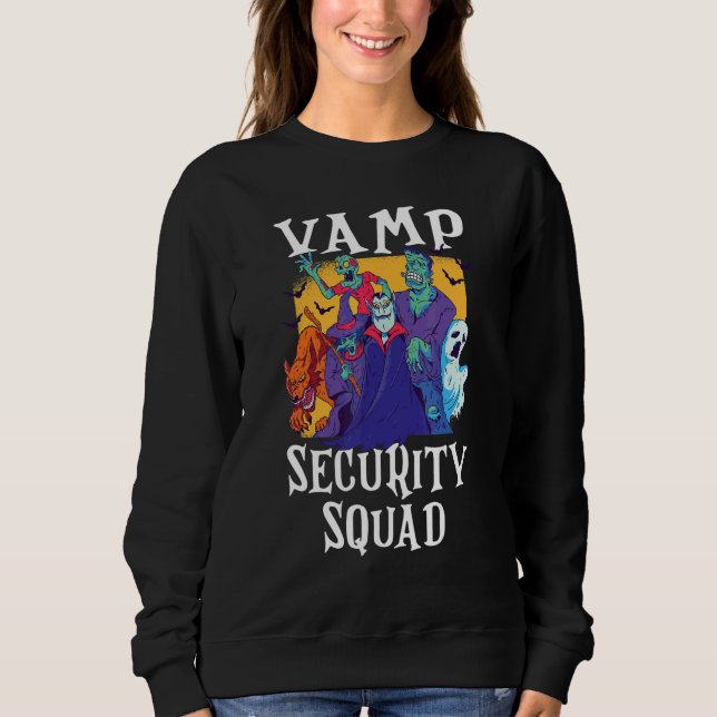 Sweatshirt Vamp Security Squad   Easy Halloween Costume (Devant)