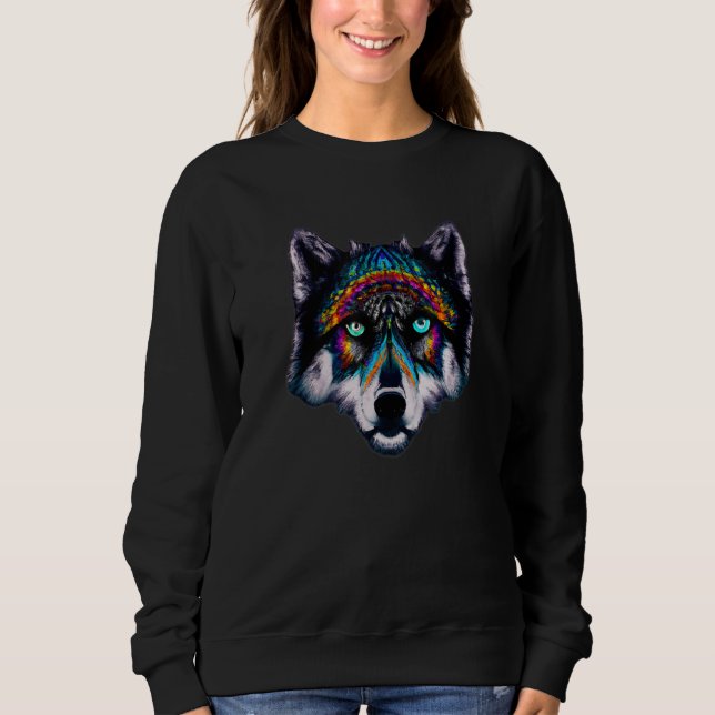 Sweatshirt VanTahir Mystic Wolf (Devant)