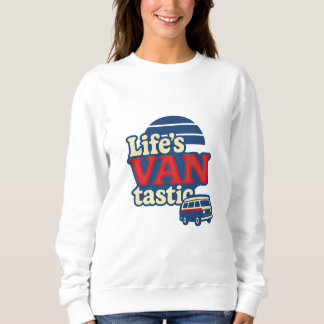 Sweatshirt VANtastic Red Cream Blue Edition