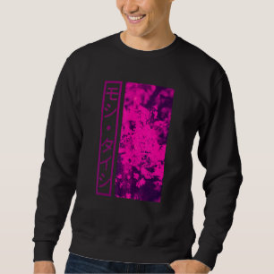 Sweatshirt Vaporwave Esthétique Fleur Japonaise Sérénité Cher