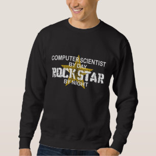 Sweatshirt Vedette du rock d'informaticien