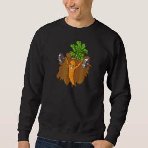 Sweatshirt Vegetarian Power Vegetarian Plante Carrot Bodybuil